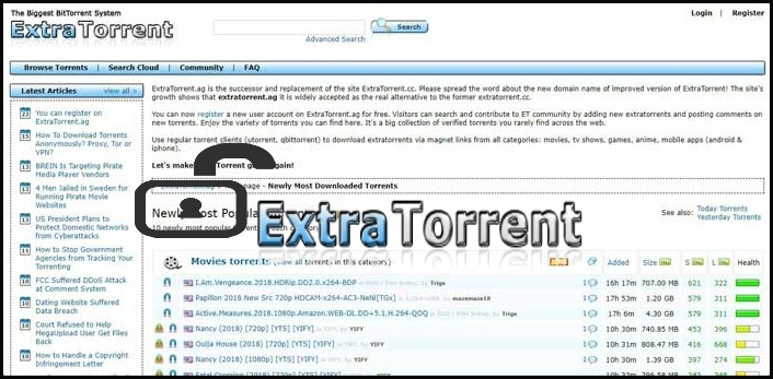 extratorrents website download