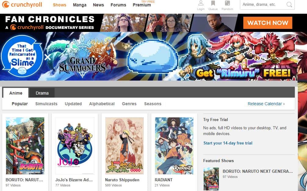 melhores sites de animes para download